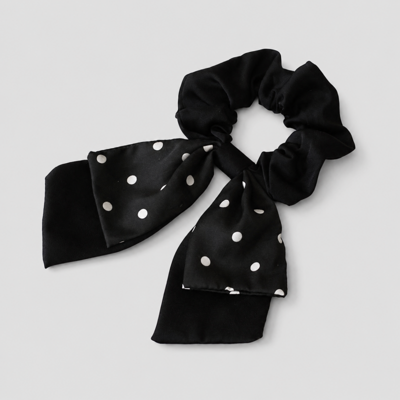 Elegant French Polka Dot Bow L - Shopdayla Wholesale - #1154