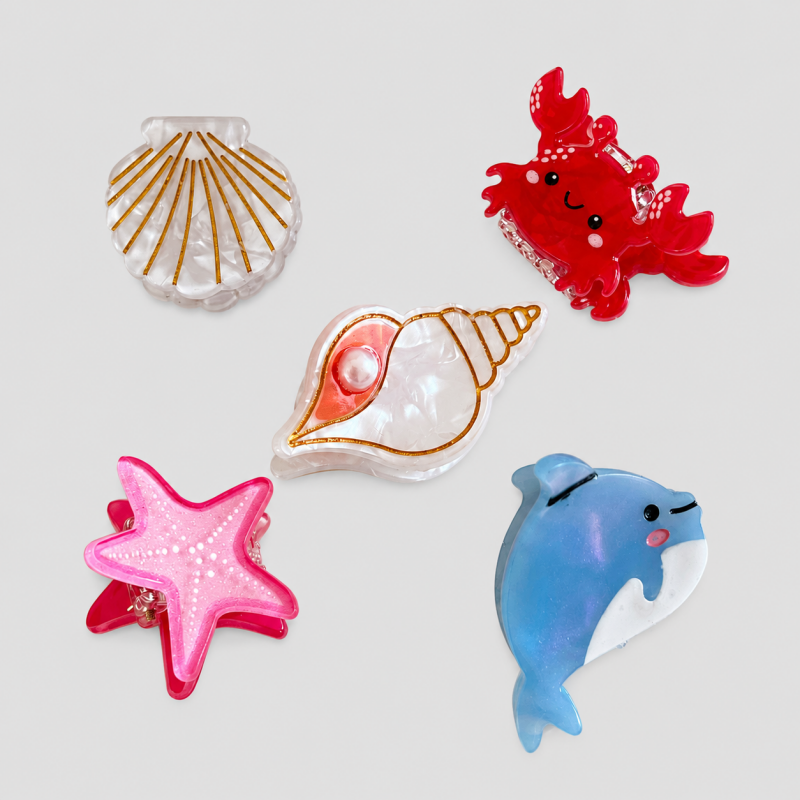 Playful Mini Ocean Animal Hair - Shopdayla Wholesale - #2178