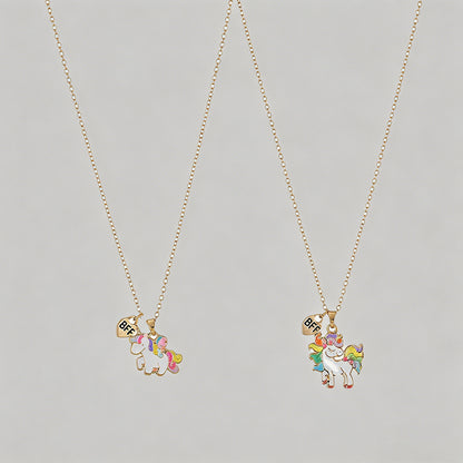 Unicorn BFF Friendship Necklac - Shopdayla Wholesale - #2034