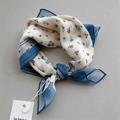 Vintage Soft Blue Floral Print - Shopdayla Wholesale - #9266