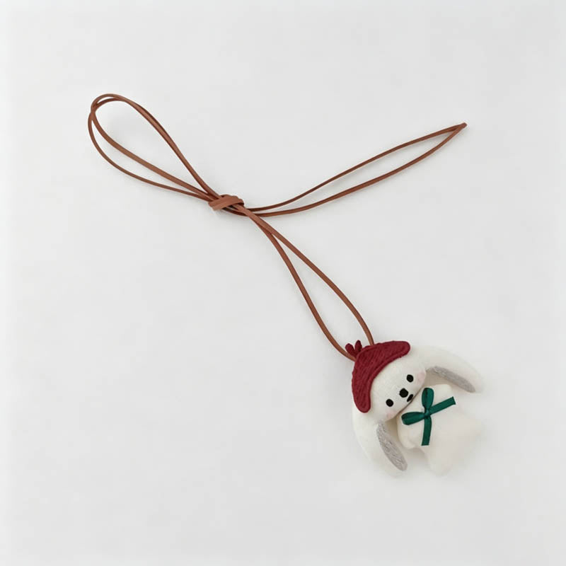 Cartoon Fabric Pendant Necklac - Shopdayla Wholesale - #8210