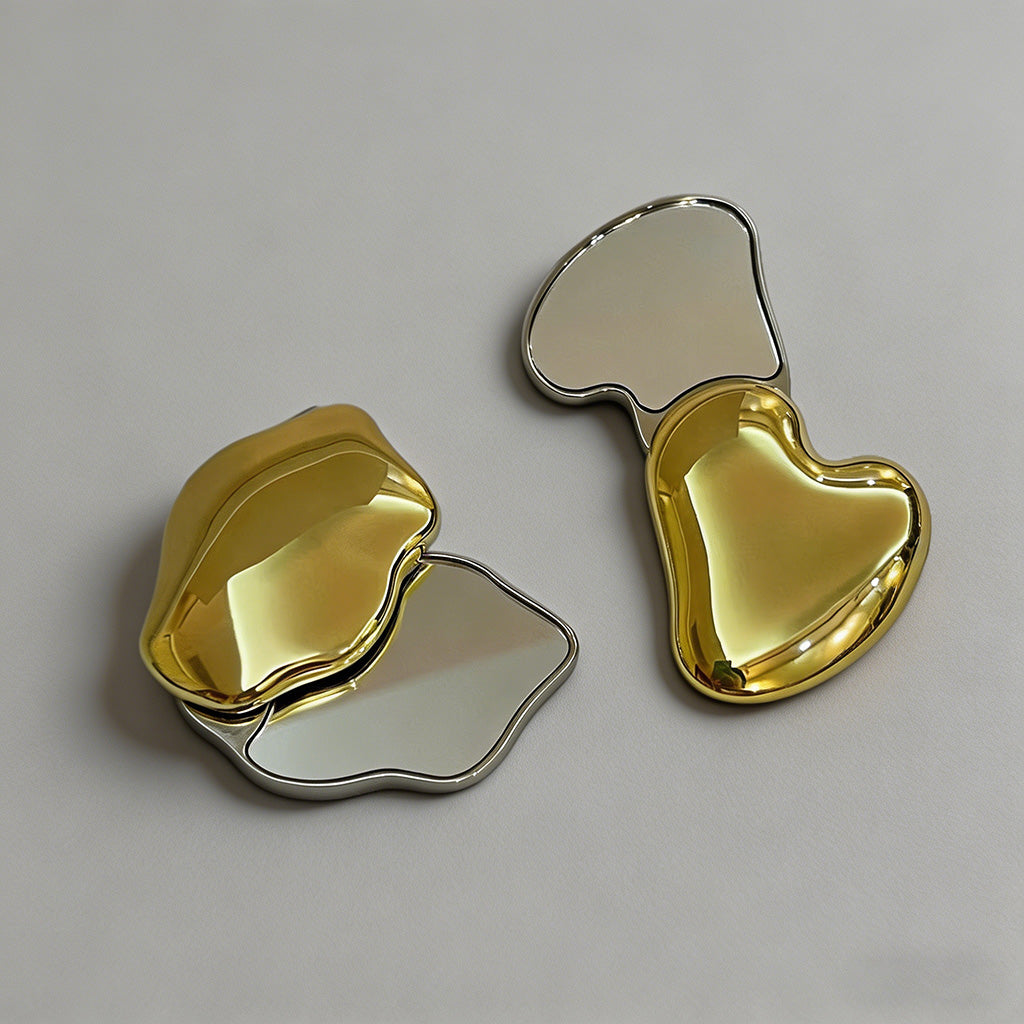 Luxury Metal Round Folding Com - Shopdayla Wholesale - #9090