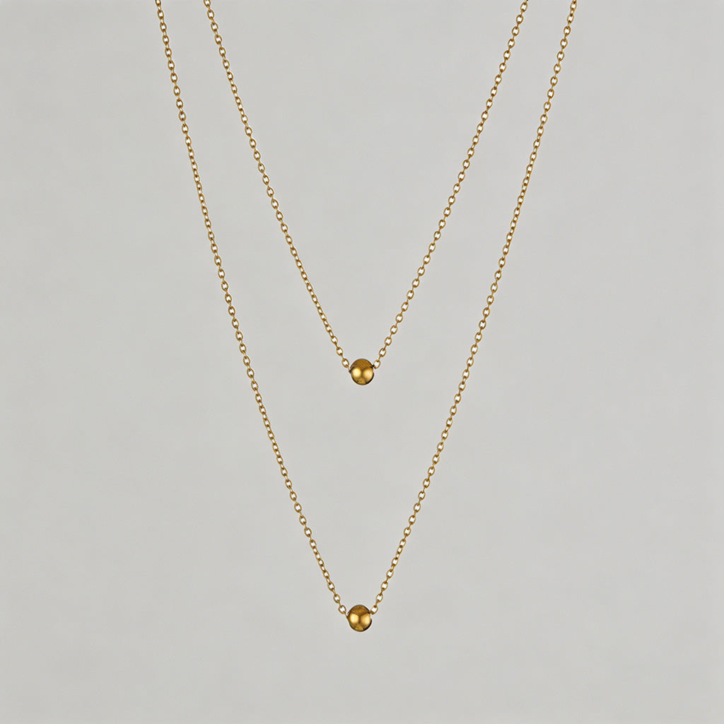 Ball Pendant Necklace - Shopdayla Wholesale - #9298