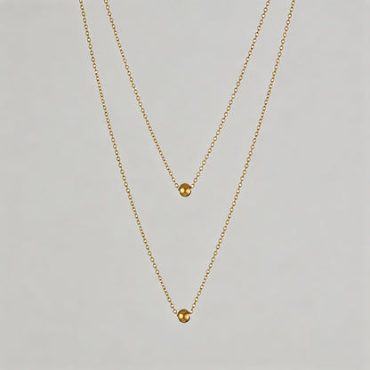 Ball Pendant Necklace - Shopdayla Wholesale - #9298