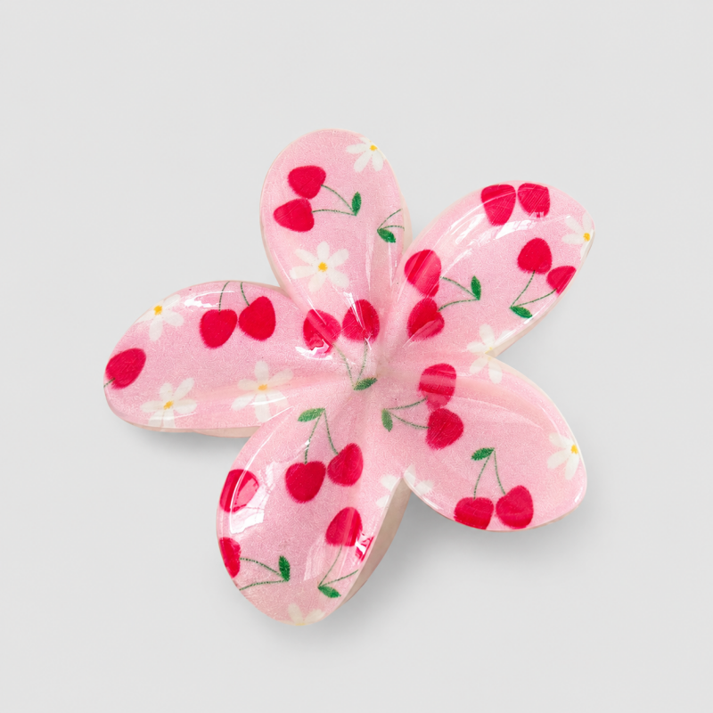 Sweet Pink Floral Cherry Plaid - Shopdayla Wholesale - #2866