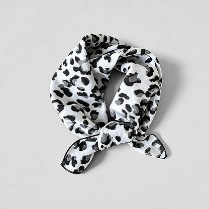 Simple Leopard Print Square Sc - Shopdayla Wholesale - #9058