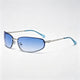 Silver Frame / Gradient Blue Lens / One Size