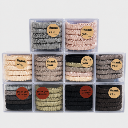 Luxurious Satin Pleated Texture Scrunchie