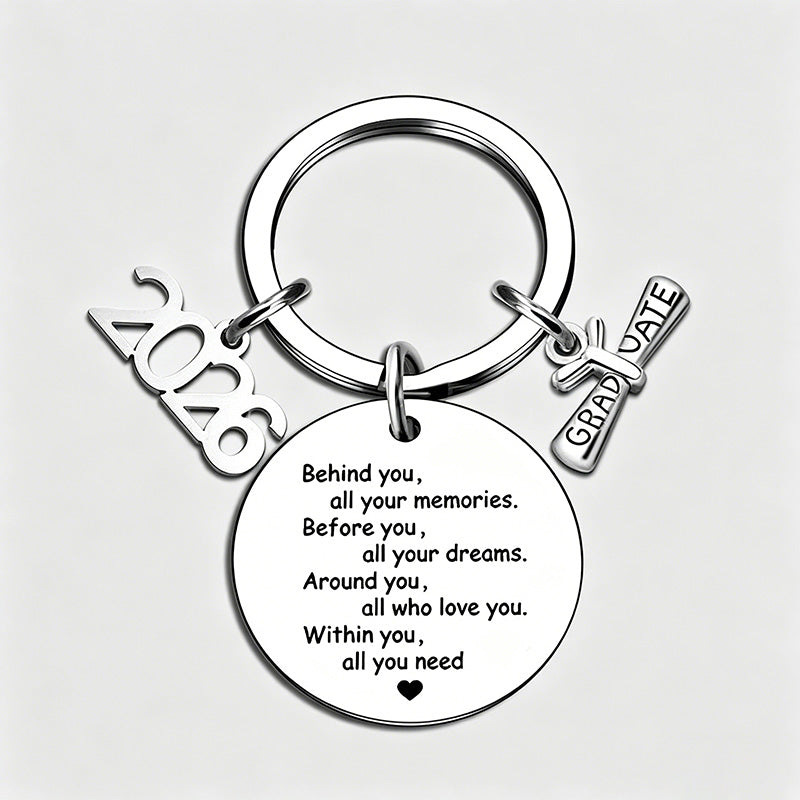 2026 Graduation Commemorative Keychain