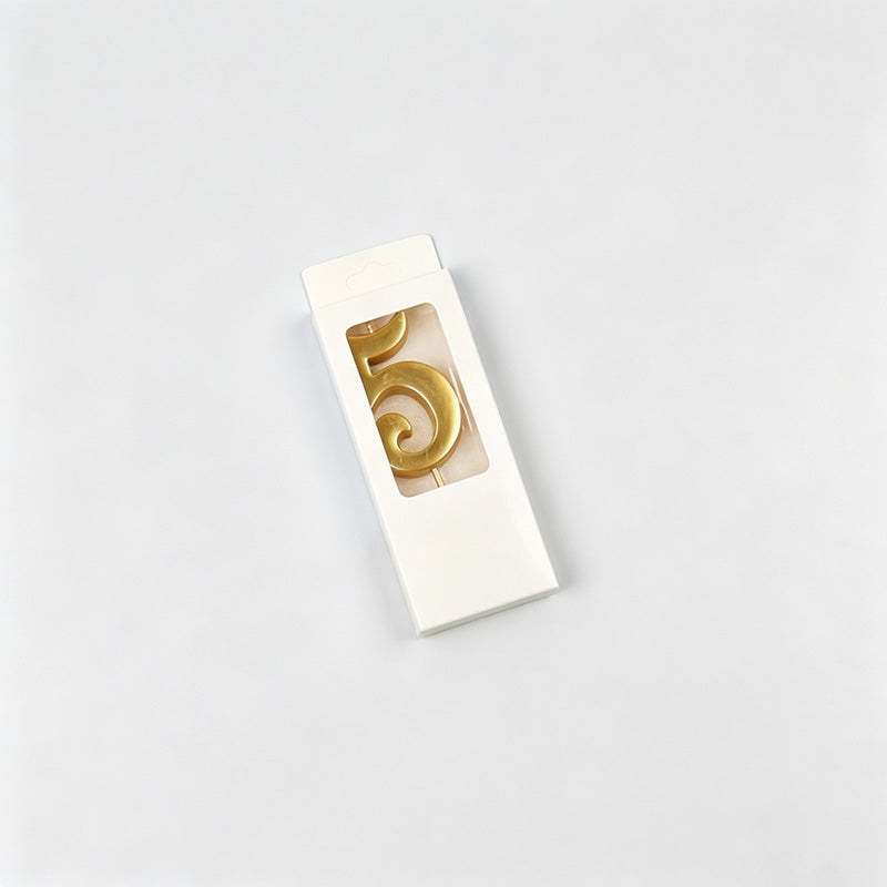 Gold Plated Number Birthday Ca - Shopdayla Wholesale - #7858