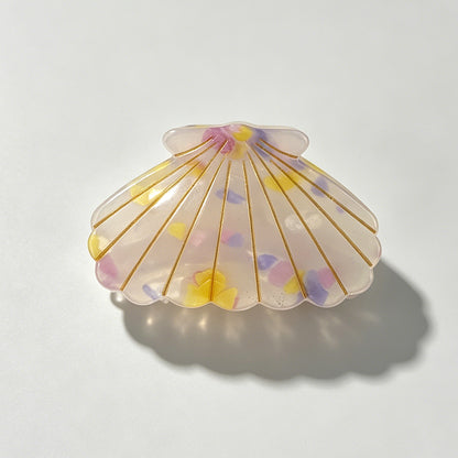 Golden Thread Shell Claw Clip