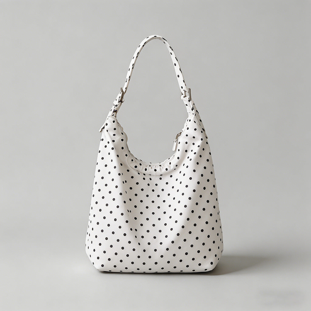 Polka Dot Hobo Shoulder Bag - Shopdayla Wholesale - #7698