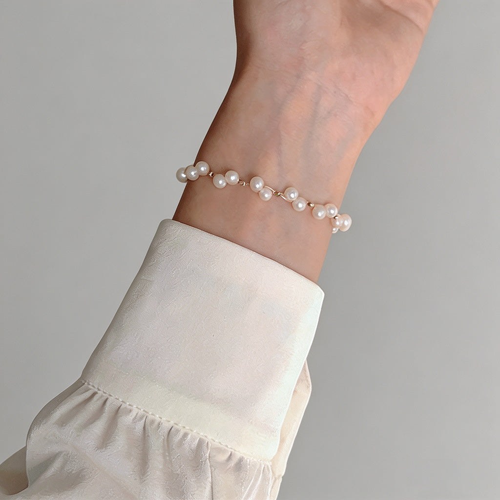 Dainty Freshwater Pearl Beaded - Shopdayla Wholesale - #0722