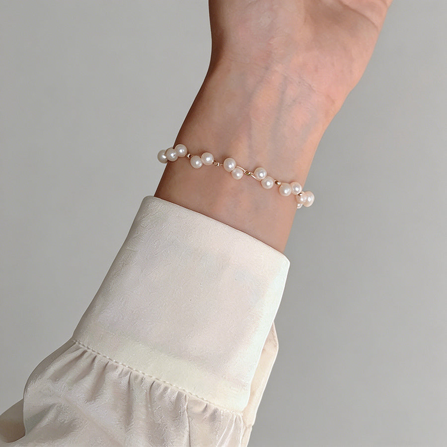 Dainty Freshwater Pearl Beaded - Shopdayla Wholesale - #0722