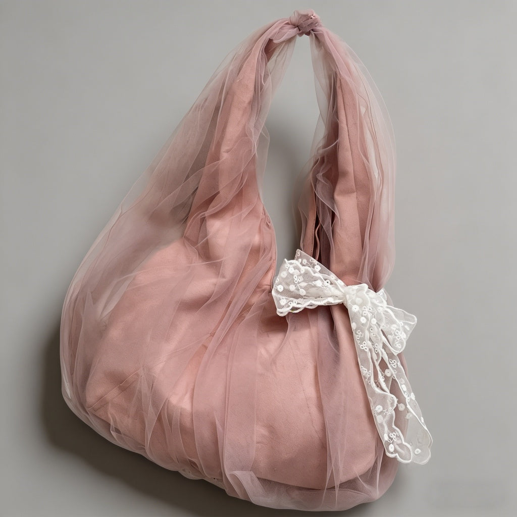 Tulle Mesh Tote Bag - Shopdayla Wholesale - #3106