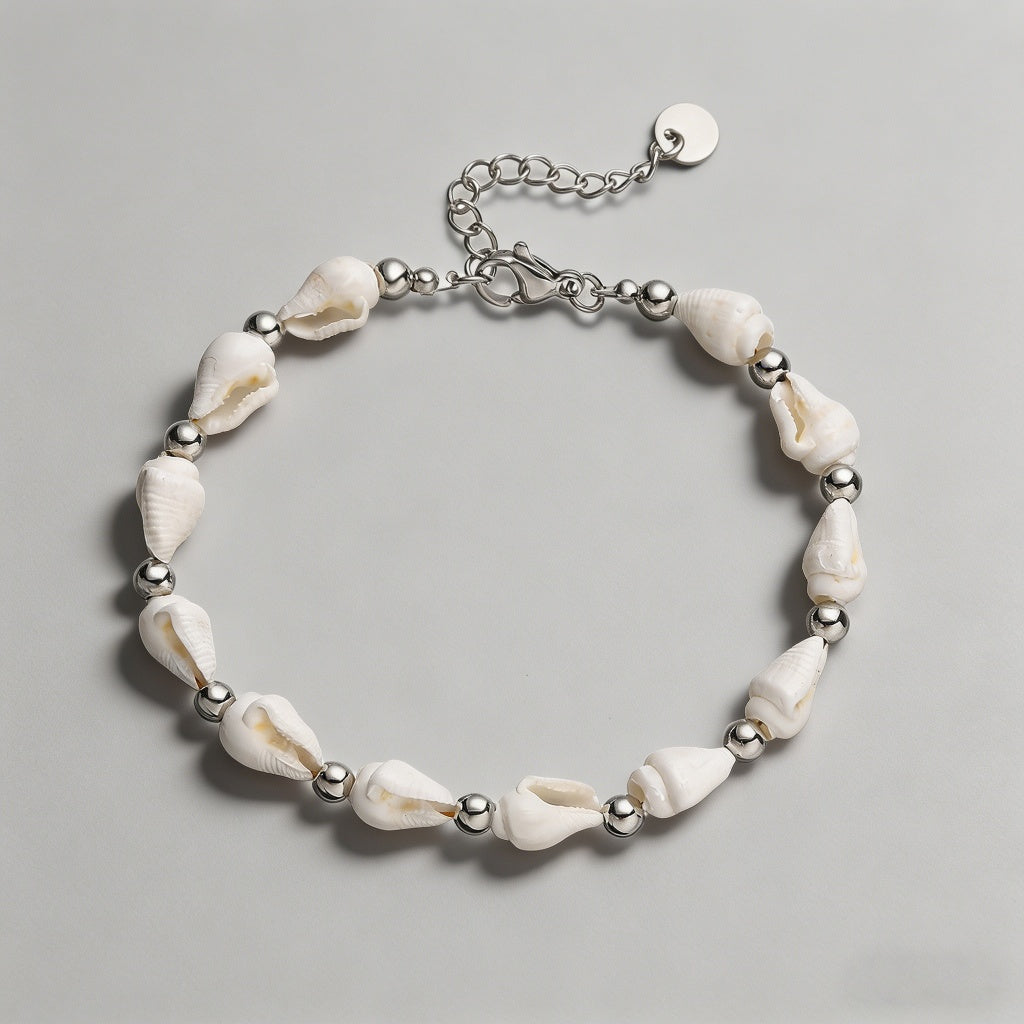Seashell 18K Gold Plated Stain - Shopdayla Wholesale - #8242
