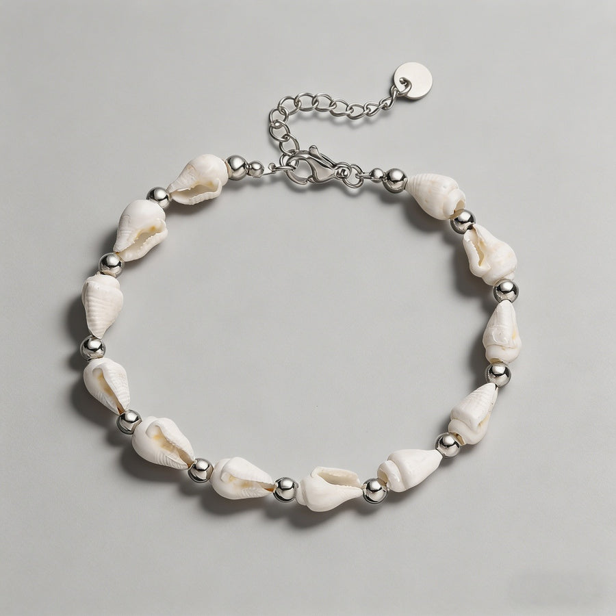 Seashell 18K Gold Plated Stain - Shopdayla Wholesale - #8242