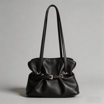 Soft Ruched Faux Leather Cinch - Shopdayla Wholesale - #6994