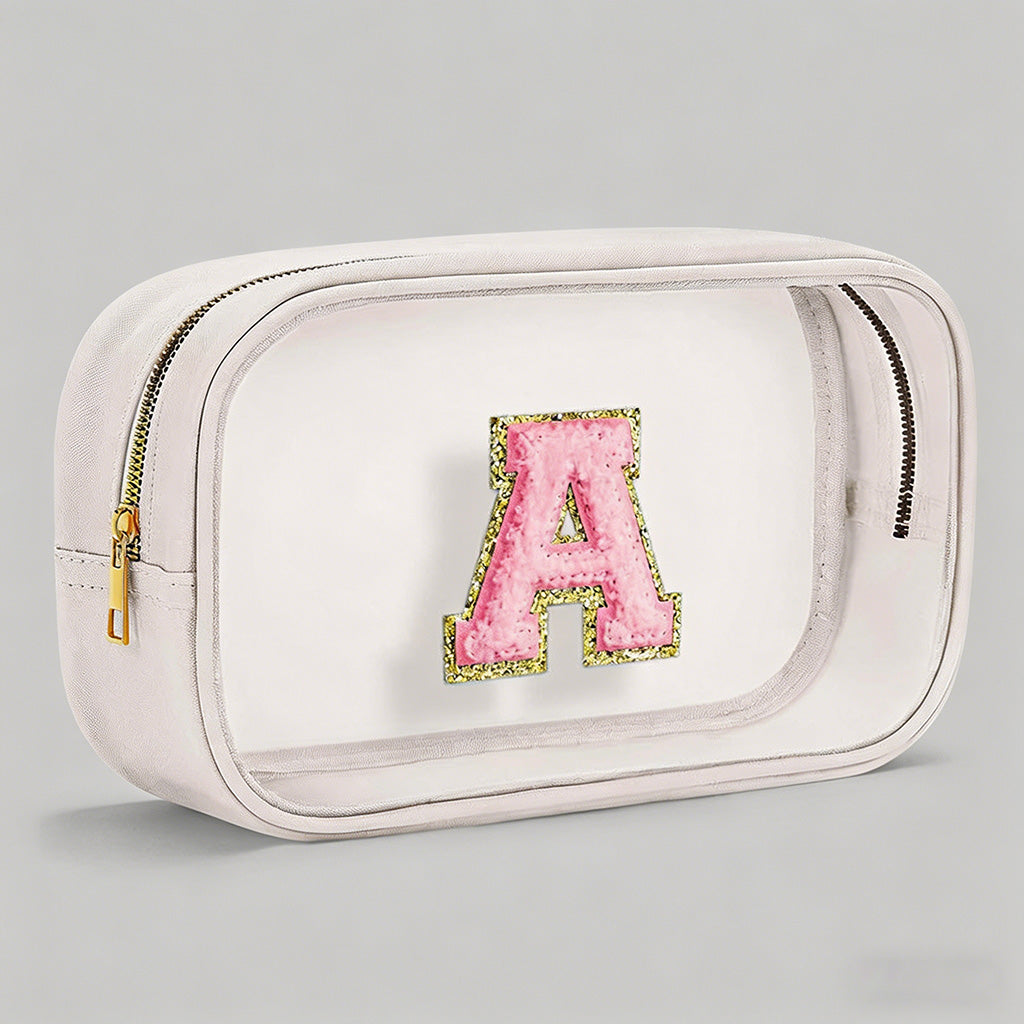 Clear Initial Travel Case - Shopdayla Wholesale - #6162
