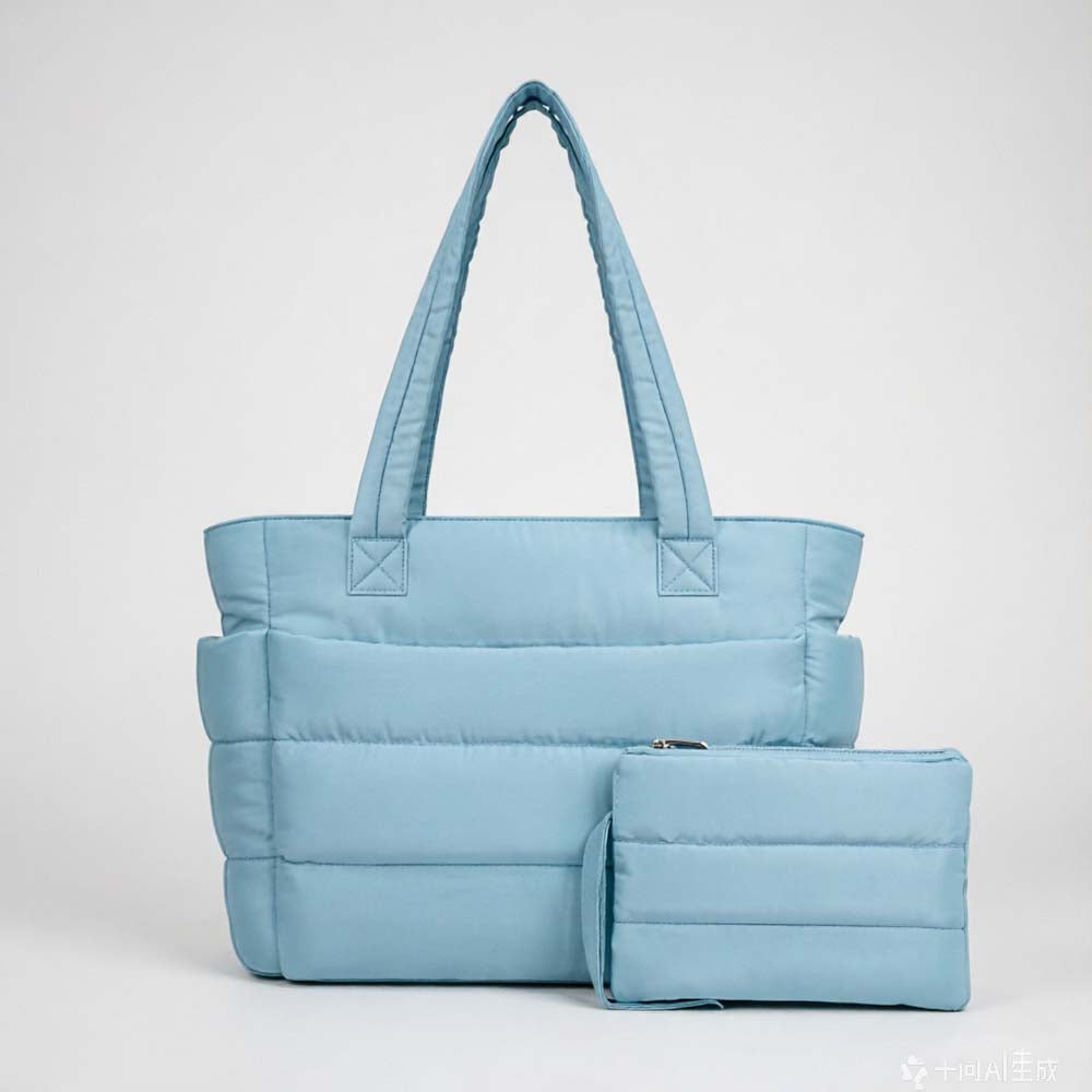 Quilted Puffer Tote Bag - Shopdayla Wholesale - #4354