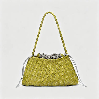 Hand‑Woven Drawstring Hobo Und - Shopdayla Wholesale - #2098