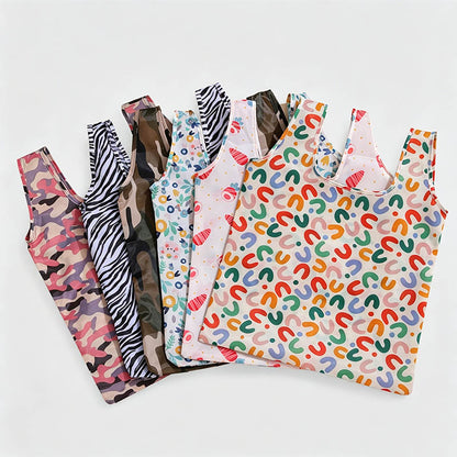 Patterned Print Oxford Daily F - Shopdayla Wholesale - #1858