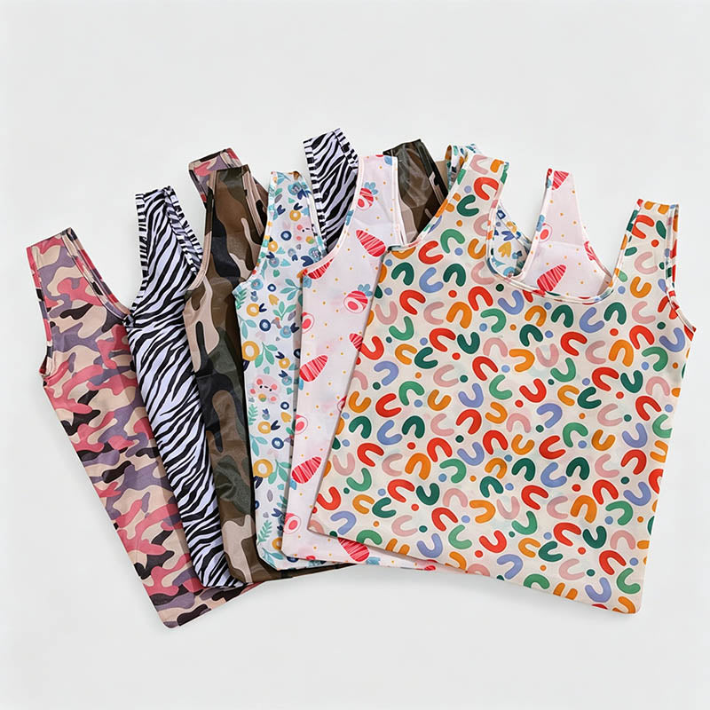 Patterned Print Oxford Daily F - Shopdayla Wholesale - #1858