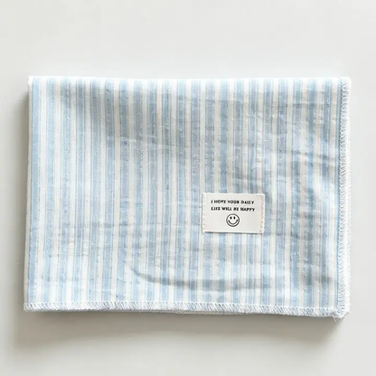 Blue Stripe Plaid Cartoon Plac - Shopdayla Wholesale - #9714