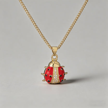 Charm Enamel & Pendant Necklac - Shopdayla Wholesale - #8242
