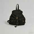 Washed Denim Drawstring Backpa - Shopdayla Wholesale - #2610