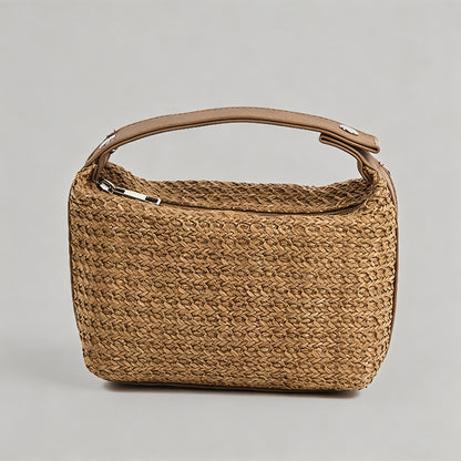 Vintage Straw Mini Top Handle - Shopdayla Wholesale - #2322