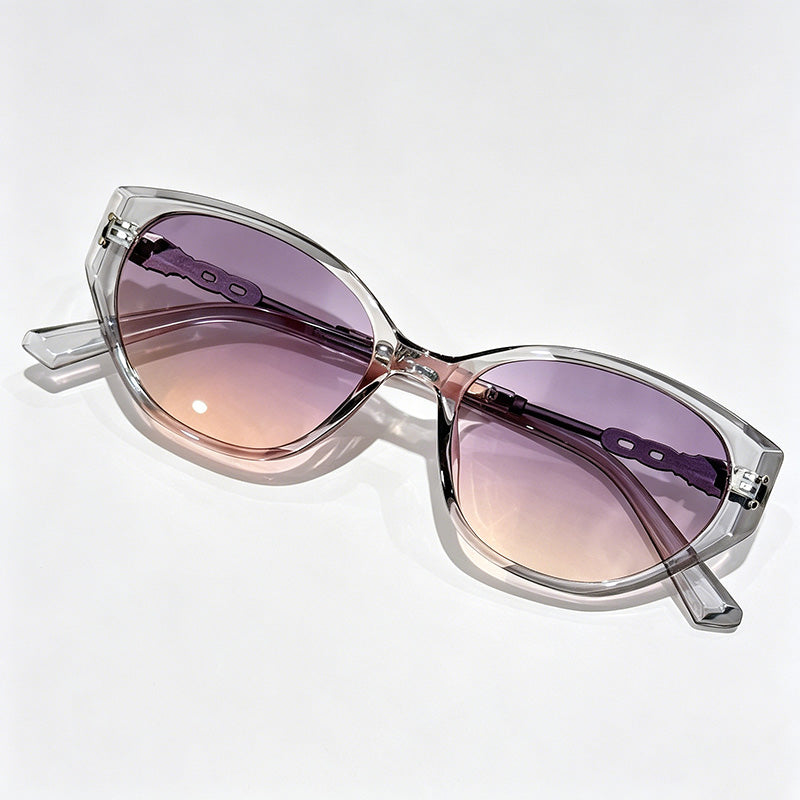 Cat-Eye Narrow Frame Sunglasse - Shopdayla Wholesale - #7842