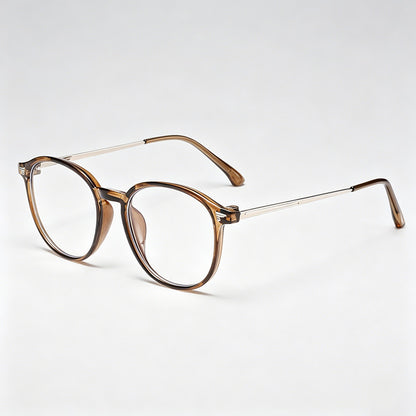 Oval Anti-Blue Light Eyeglasse - Shopdayla Wholesale - #4978