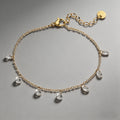 Colorful Zircon Stainless Stee - Shopdayla Wholesale - #9810