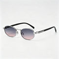 Gradient Oval Frame Sunglasses - Shopdayla Wholesale - #8882