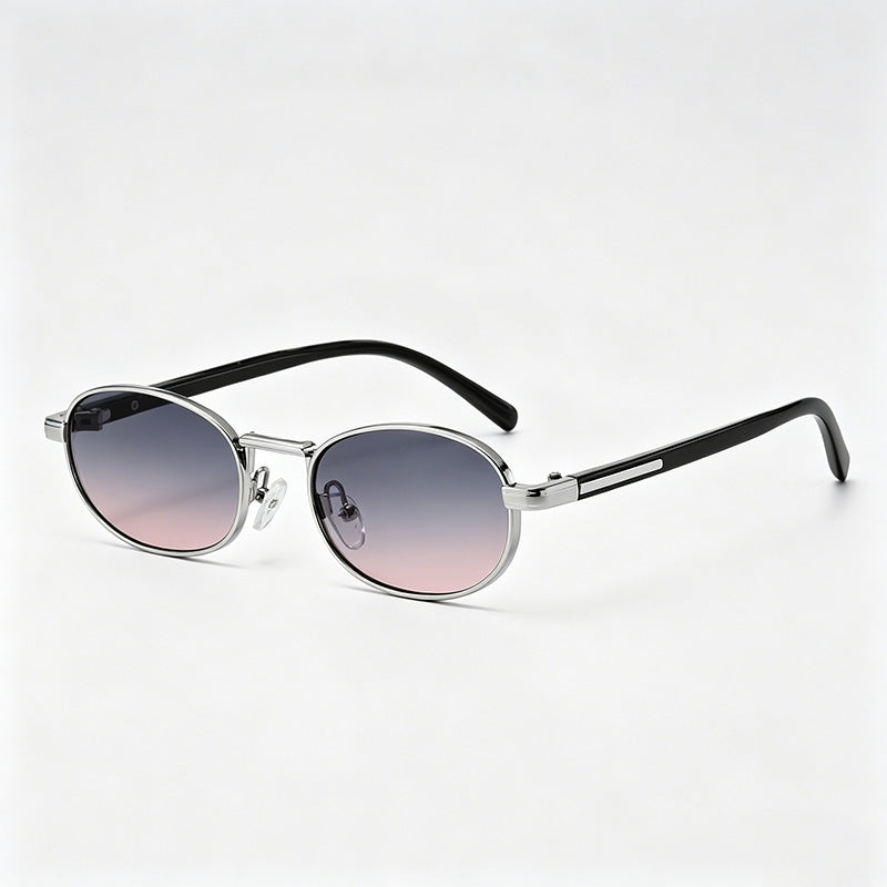 Gradient Oval Frame Sunglasses - Shopdayla Wholesale - #8882