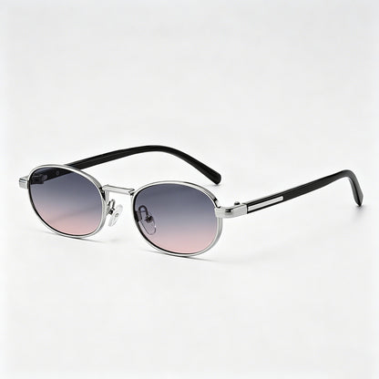 Gradient Oval Frame Sunglasses - Shopdayla Wholesale - #8882