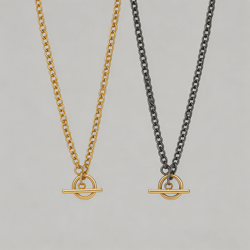 Toggle Clasp Pendant Necklace - Shopdayla Wholesale - #9538