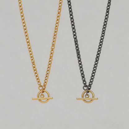 Toggle Clasp Pendant Necklace - Shopdayla Wholesale - #9538