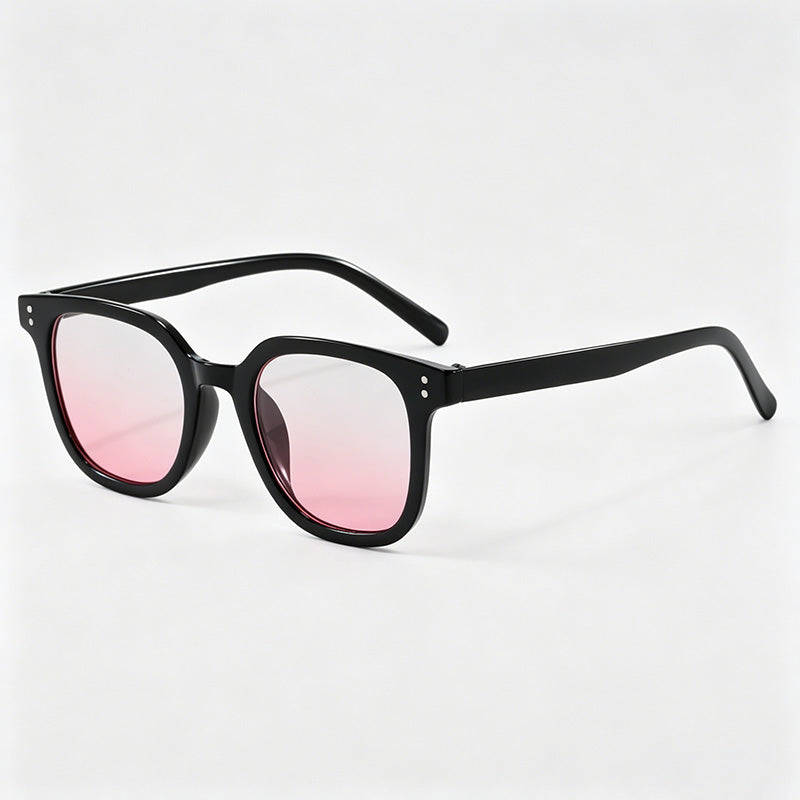 Black Frame Square Sunglasses