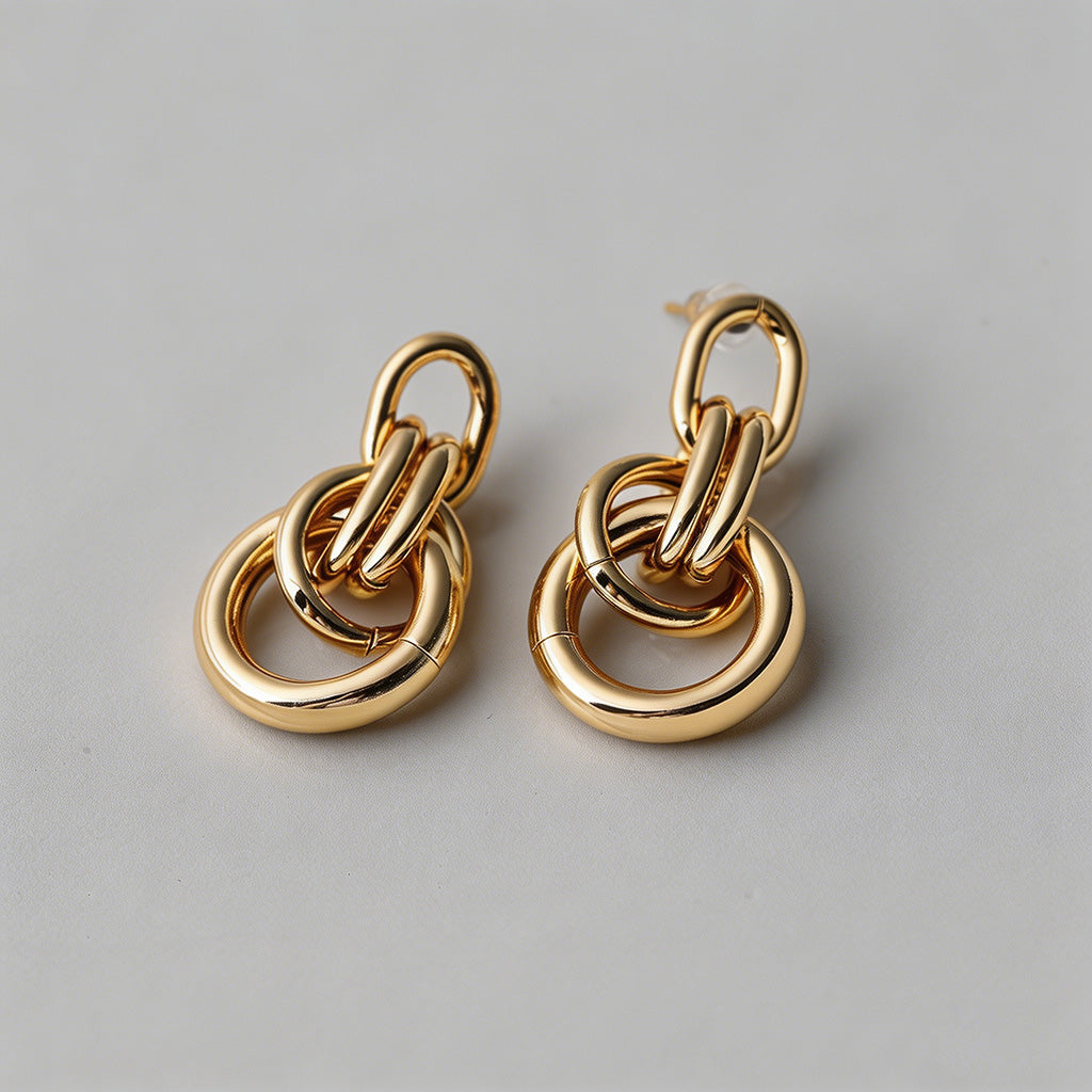 Interlocking Chain Link Drop E - Shopdayla Wholesale - #8914