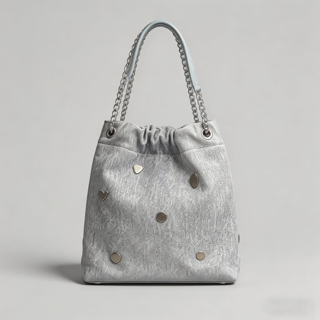 Sparkle Drawstring Bucket Bag - Shopdayla Wholesale - #8354