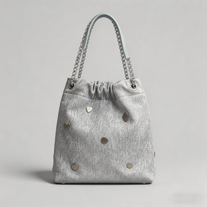Sparkle Drawstring Bucket Bag - Shopdayla Wholesale - #8354