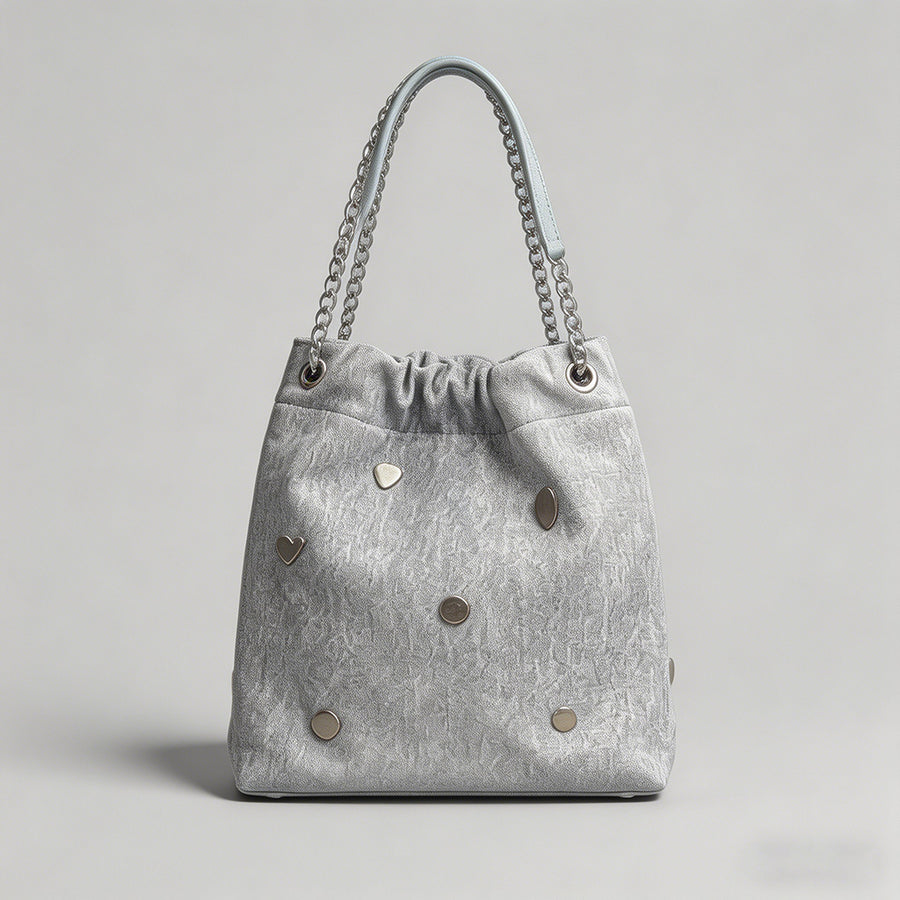 Sparkle Drawstring Bucket Bag - Shopdayla Wholesale - #8354