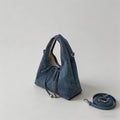 Faux Suede Bow Tie Hobo Undera - Shopdayla Wholesale - #2258