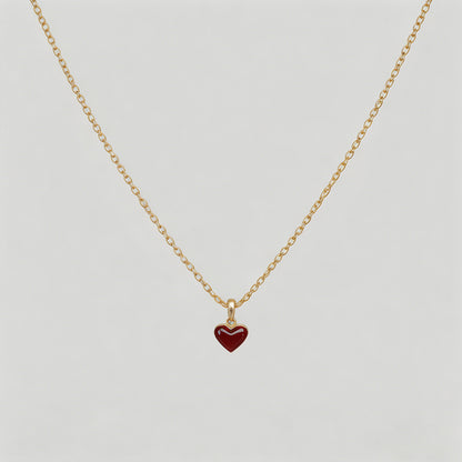 Reversible Heart Pendant Neckl - Shopdayla Wholesale - #8818