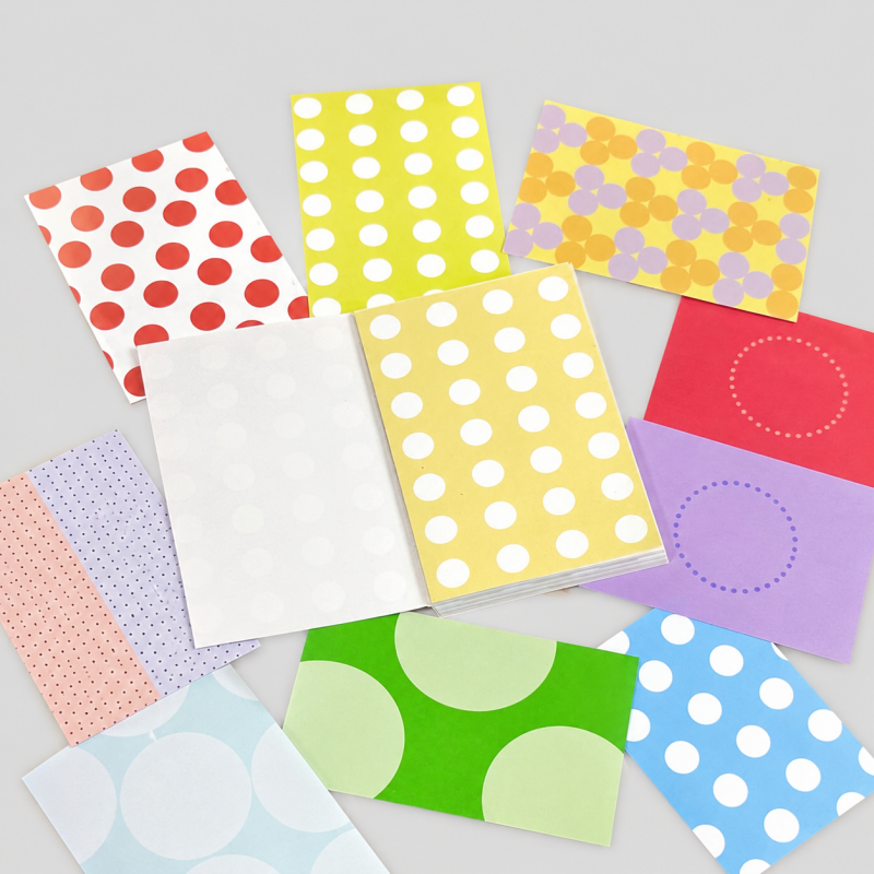 Simple Polka Dot Print Sticky - Shopdayla Wholesale - #6018