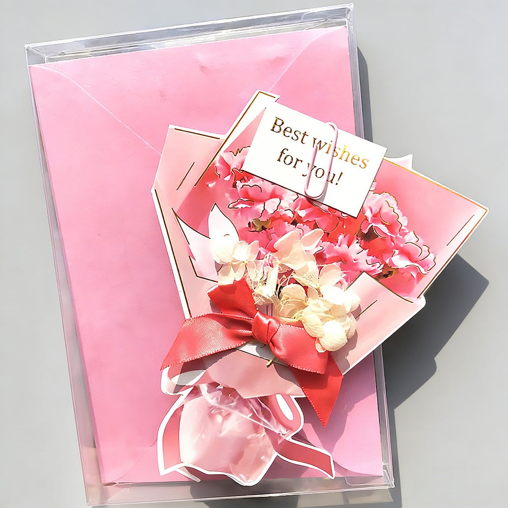 3D Flower Bouquet Pop-Up Greet - Shopdayla Wholesale - #8786