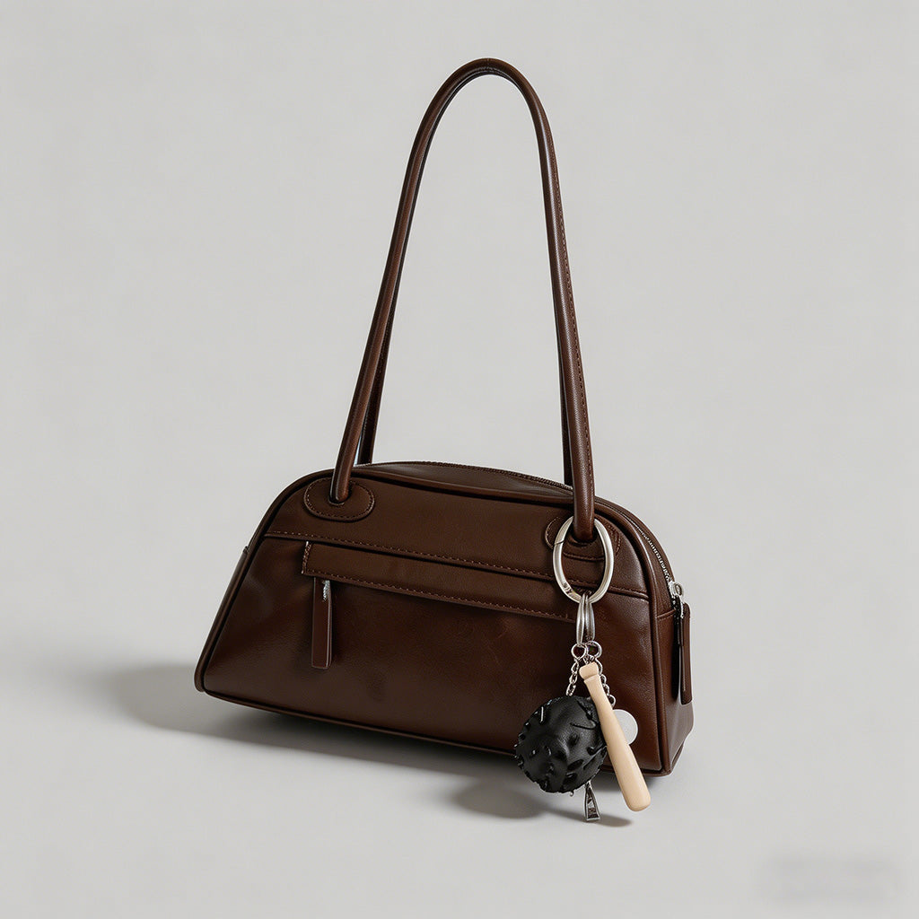Vintage Oil Wax Leather Baguet - Shopdayla Wholesale - #4962