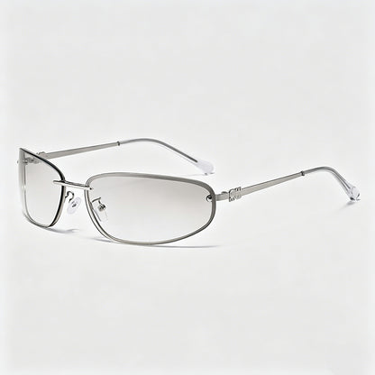 Oval Rimless Sunglasses - Shopdayla Wholesale - #2402
